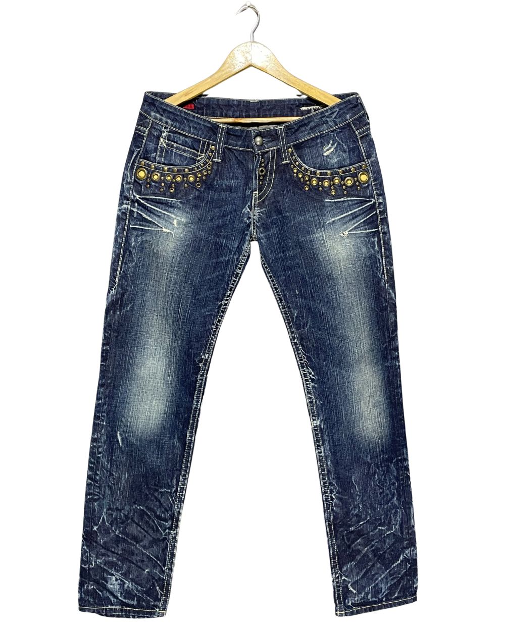Venice Blue Flare Jeans For Women X Large