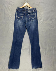 Love Jeans Blue Flare Jeans For Women Small