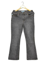 Duer Gray Flare Jeans For Women Large