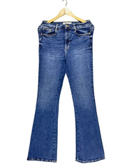 Zara Blue Flare Jeans For Women Medium