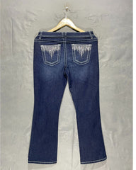 APT.9 Blue Flare Jeans For Women Large