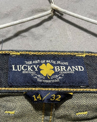 Lucky Brand Blue Flare Jeans For Women X Large