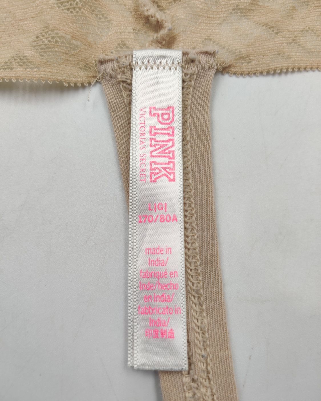 Pink Cream Underwear Women L