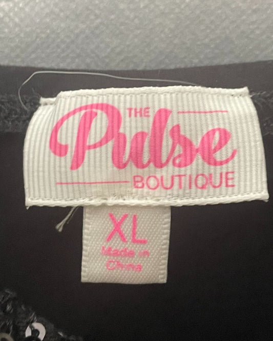 Pulse Black Polyester For Women Tops | ThriftQueen.pk