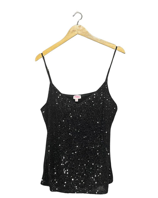 Pulse Black Polyester For Women Tops | ThriftQueen.pk