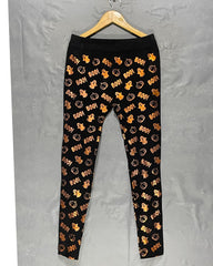 Thrift Hub Black Sport Gym tights For Women L