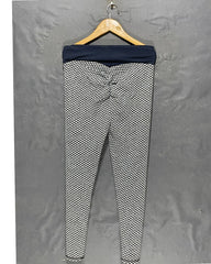 Thrift Hub Gray Sport Gym tights For Women Medium