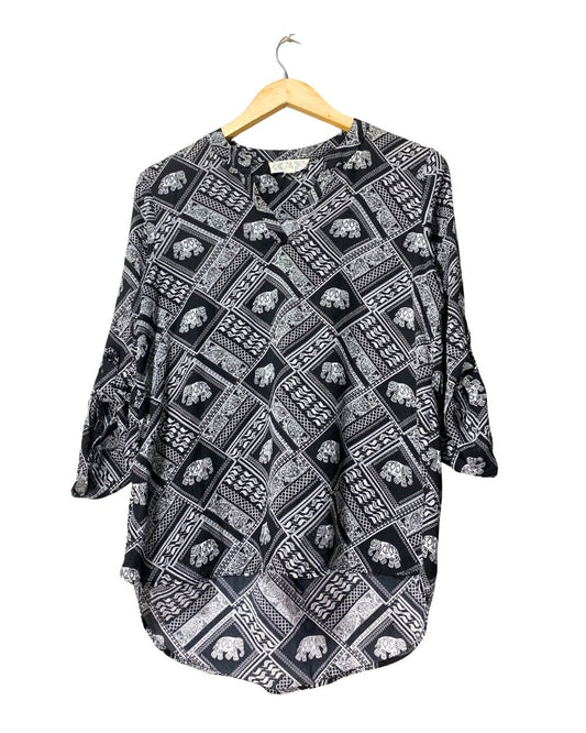 Pink Rose For Women Top Medium