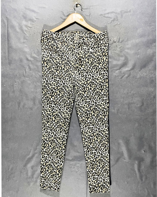 American Eagle Leopard Jeans For Women Small