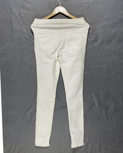 Express White Jeans For Women Medium