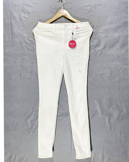 Express White Jeans For Women Medium