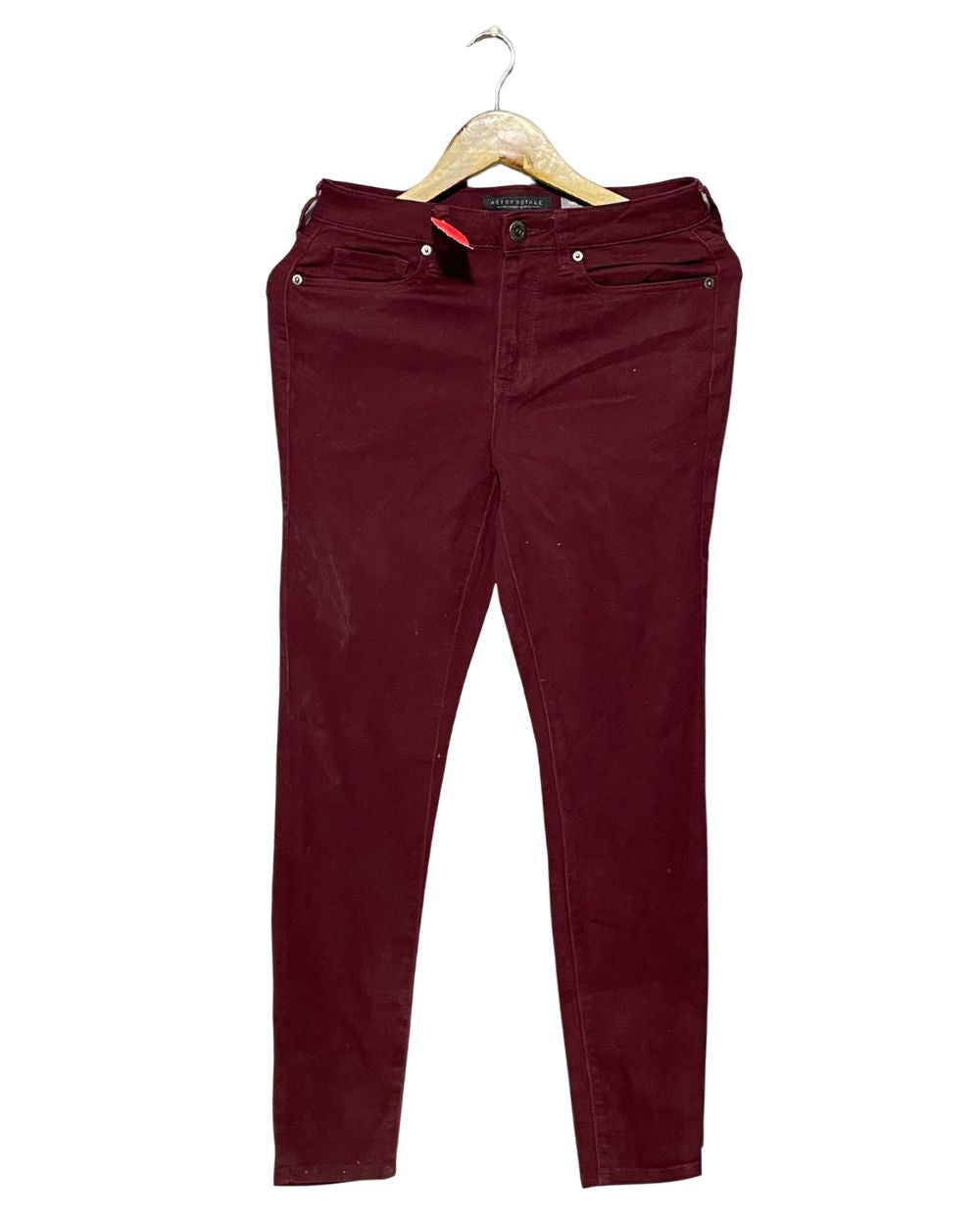 Aeropostale Maroon Jeans For Women Medium