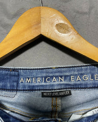 American Eagle Blue Flare Jeans For Women Small