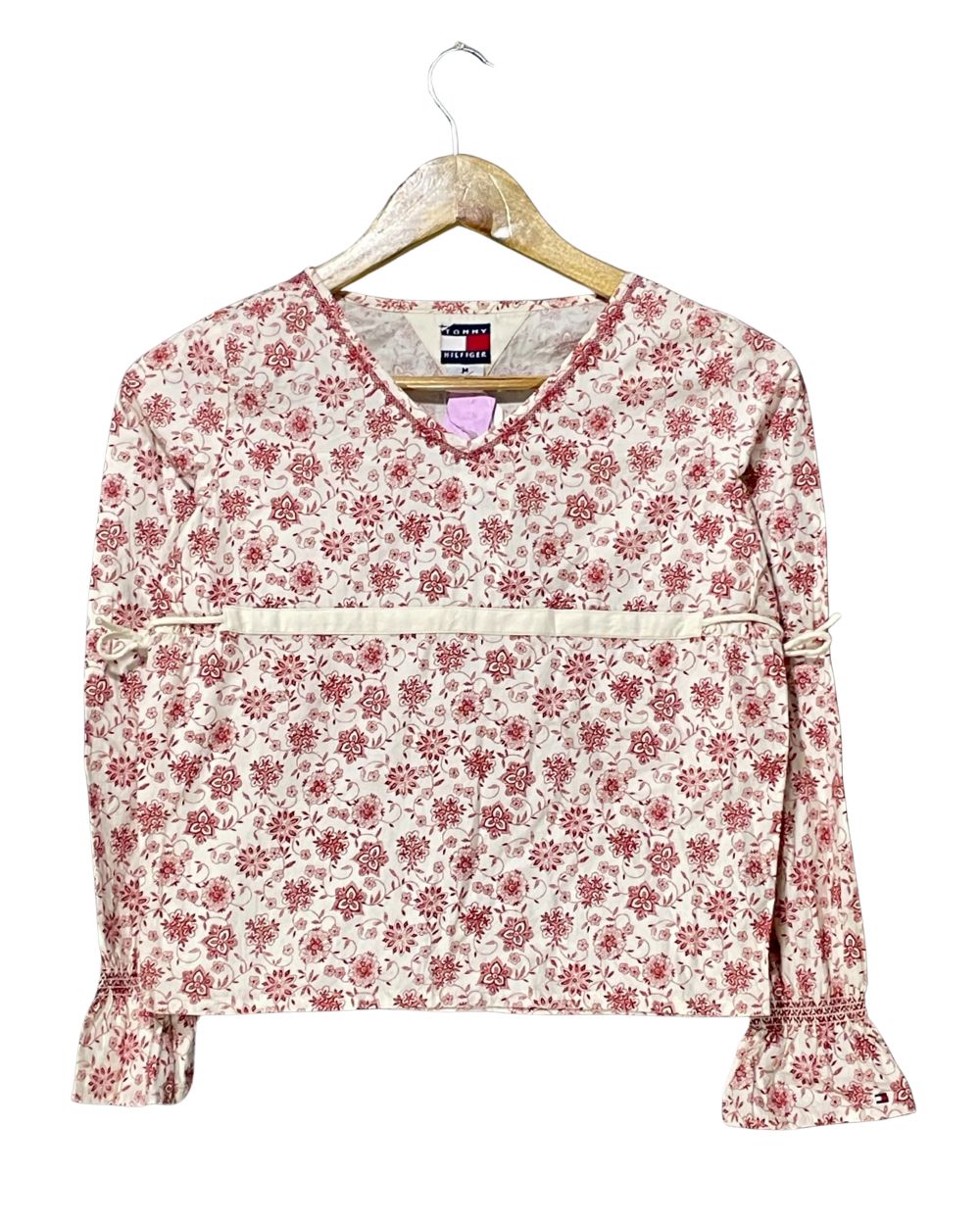 Tommy Hilfiger White Polyester For Women Tops Medium