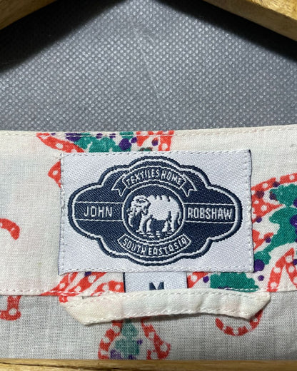 John Robshaw White Polyester For Women Tops Medium