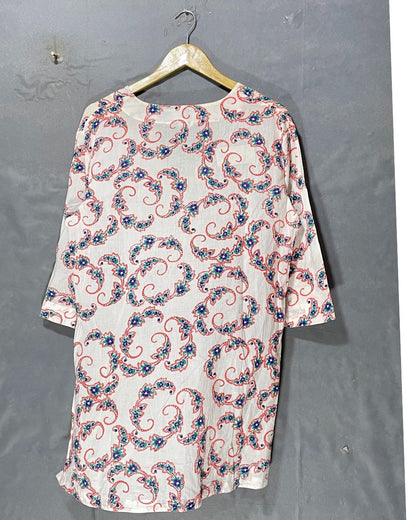 John Robshaw White Polyester For Women Tops Medium