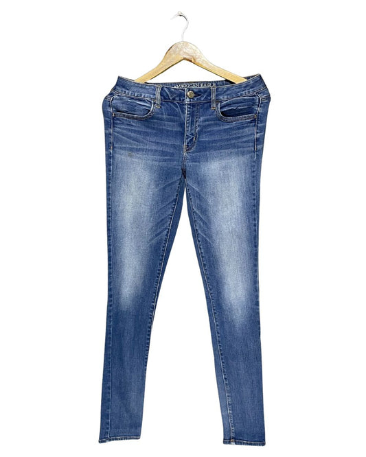 American Eagle Blue Jeans For Women Medium