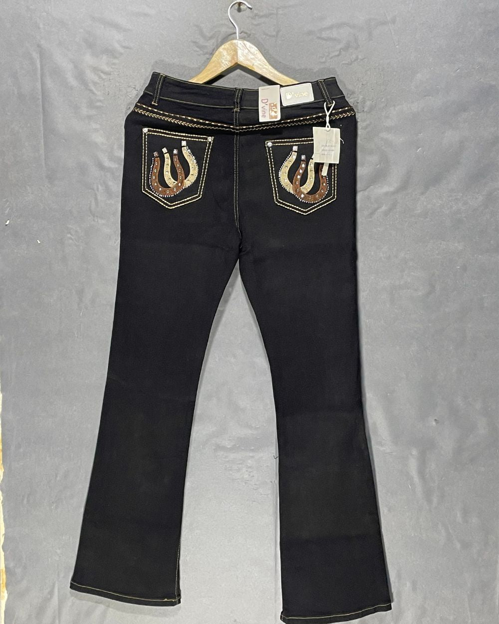 D'Vine Black Jeans For Women Small