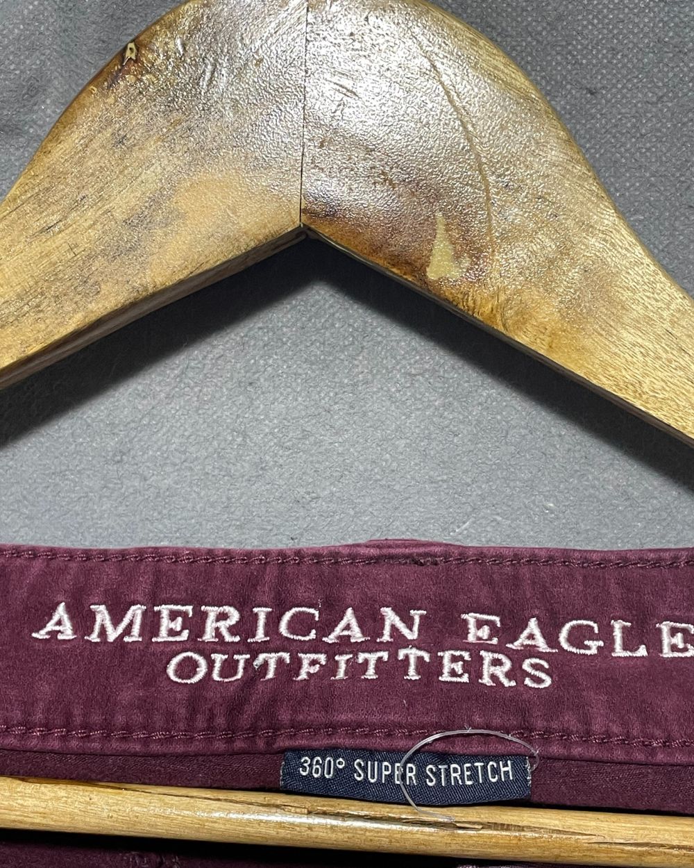 American Eagle Maroon Jeans For Women Medium