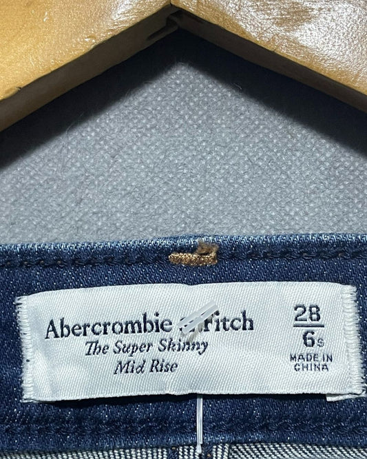 Abercrombie & Fitch Blue Jeans For Women Small