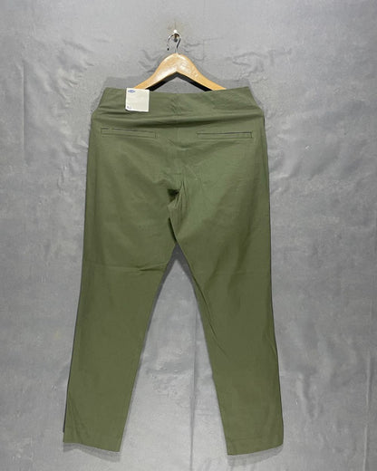 Old Navy Green Cotton Jeans For Women Large | ThriftQueen.pk