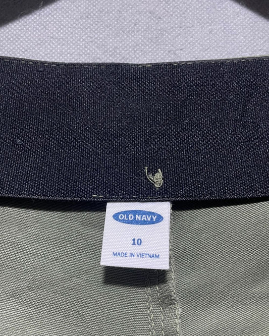 Old Navy Green Cotton Jeans For Women Large | ThriftQueen.pk