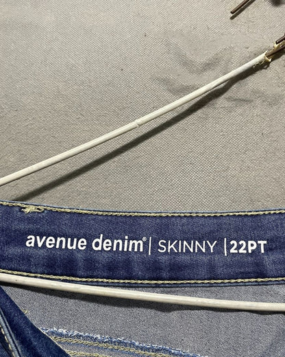 Skinny Blue Jeans For Women 3X Large | ThriftQueen.pk