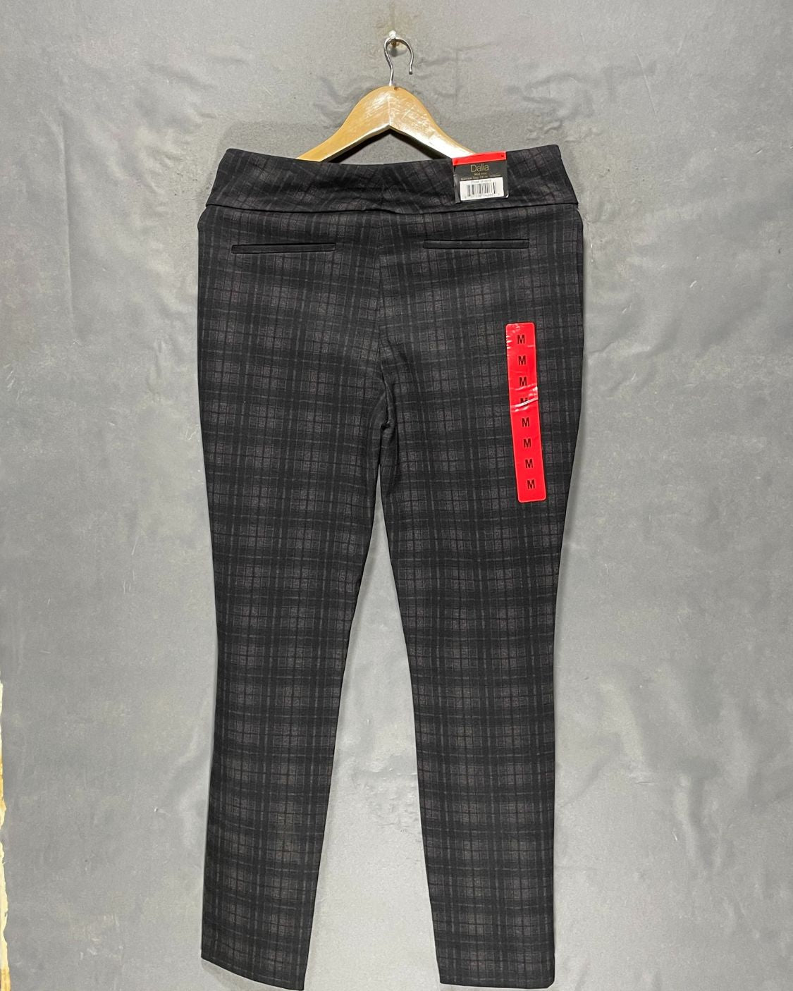 Dalia Gray Polyester Stretch Jeans For Women Large | ThriftQueen.pk