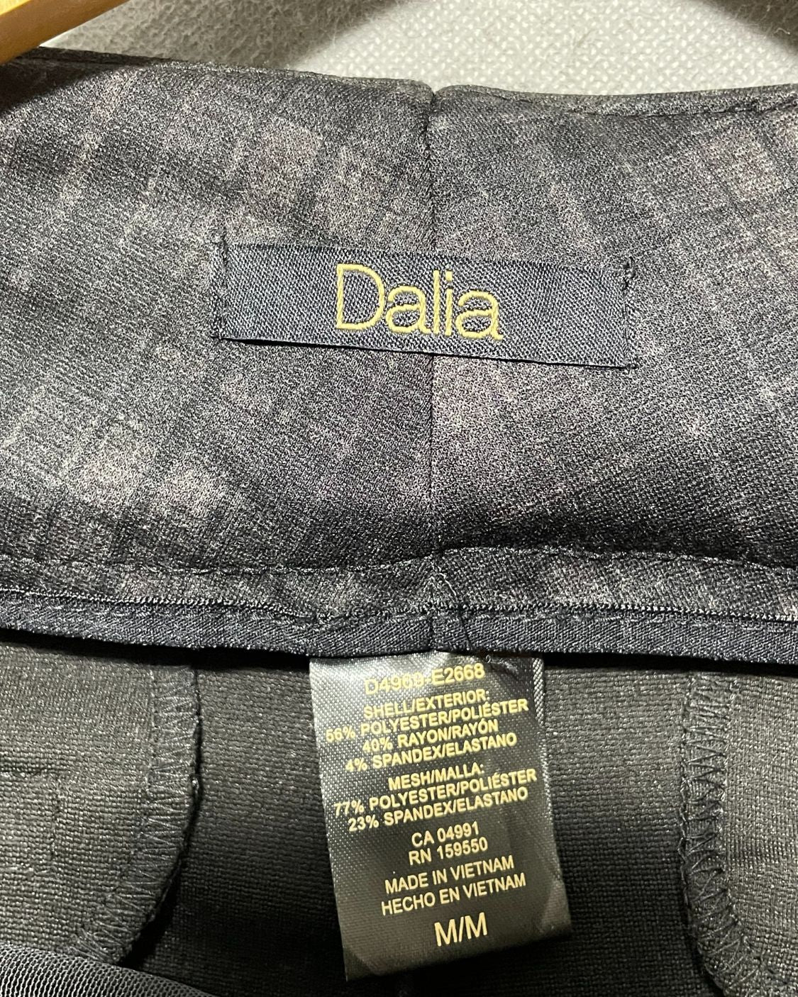 Dalia Gray Polyester Stretch Jeans For Women Large | ThriftQueen.pk