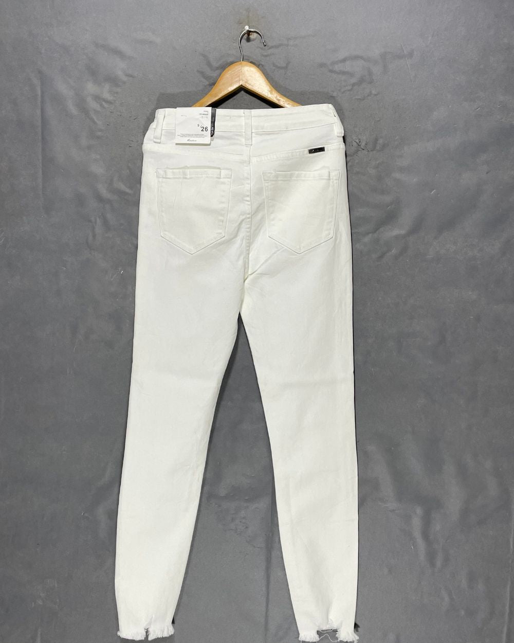 Kancan White Jeans For Women XS | ThriftQueen.pk