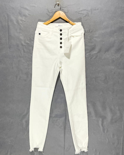 Kancan White Jeans For Women XS | ThriftQueen.pk