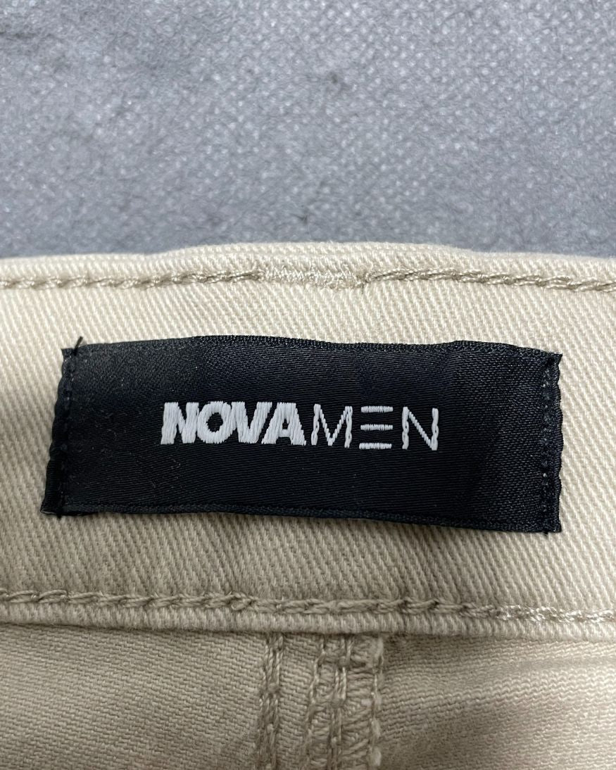 Nova Men Khaki Jeans For Women Large | ThriftQueen.pk