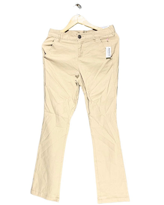 Old Navy Khaki Cotton Jeans For Women M | ThriftQueen.pk