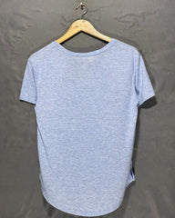 Gap Blue Cotton T Shirt For Women XS | ThriftQueen.pk
