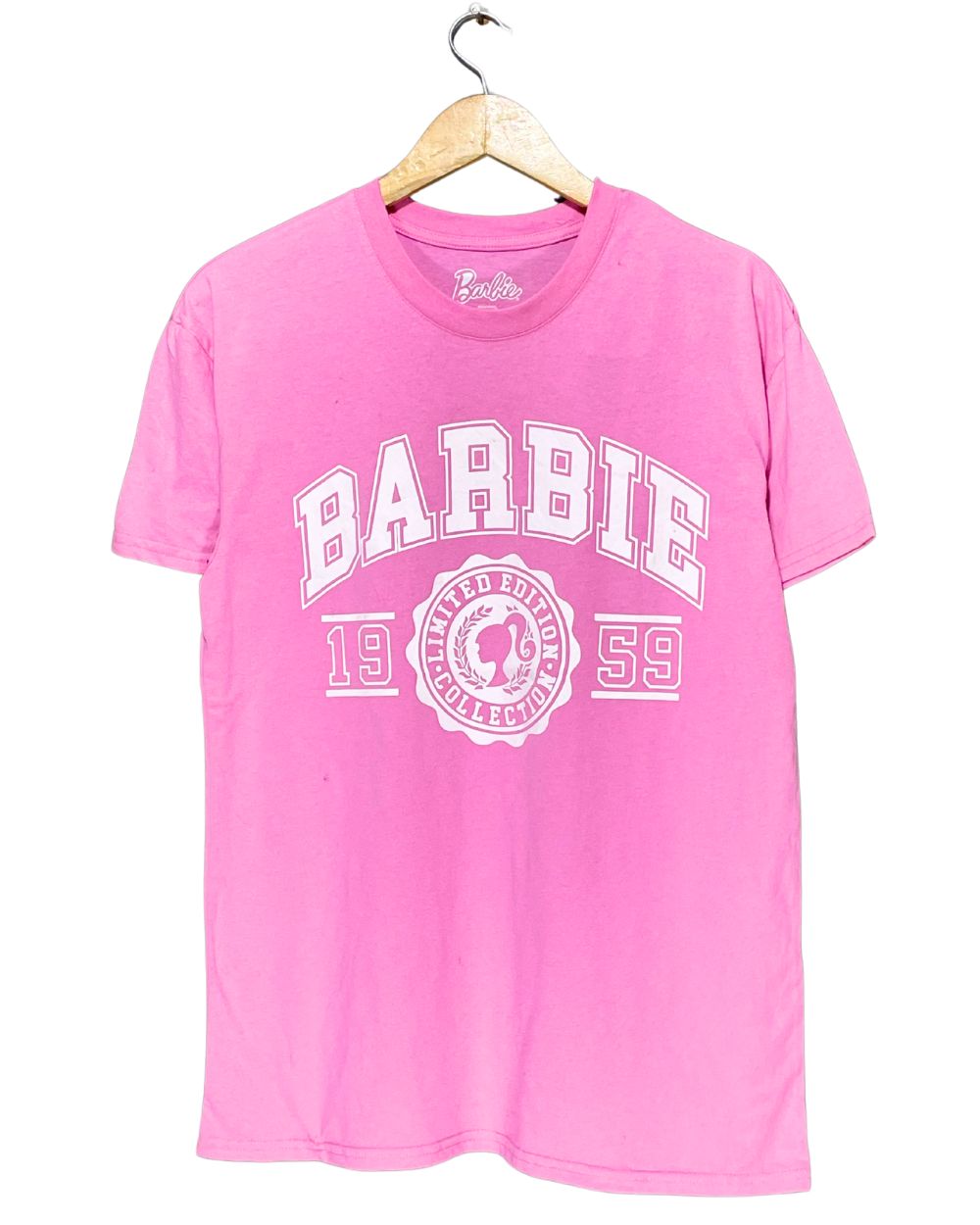 Barbie Pink Cotton T Shirt For Women M | ThriftQueen.pk