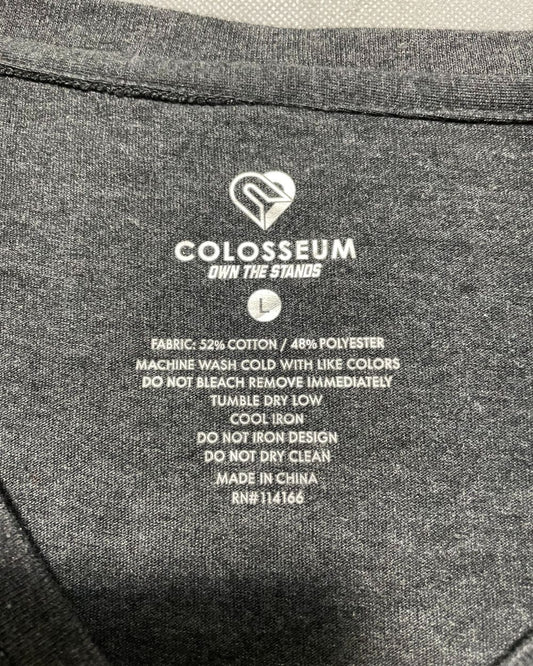 Colosseum Gray Cotton T Shirt For Women L | ThriftQueen.pk