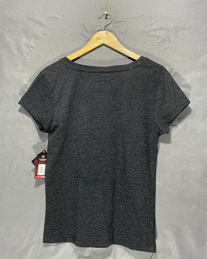 Colosseum Gray Cotton T Shirt For Women L | ThriftQueen.pk