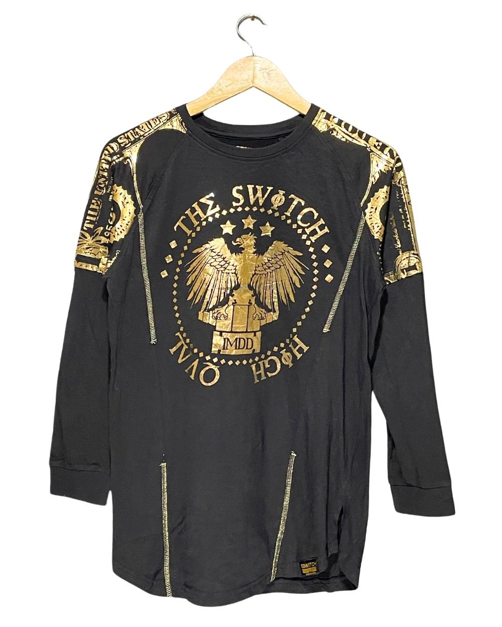 Switch Remarkable Black Cotton T Shirt For Girl 16 Years | ThriftQueen.pk