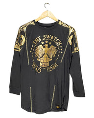 Switch Remarkable Black Cotton T Shirt For Girl 16 Years | ThriftQueen.pk