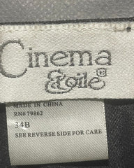 Cinema Etoile Black Polyester For Women Tops Medium | ThriftQueen.pk