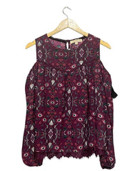 Rewind Maroon Polyester For Women Tops Large | ThriftQueen.pk