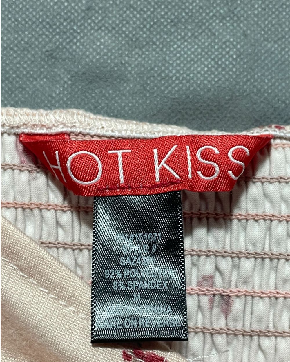 Hot Kiss Pink Polyester For Women Tops Medium | ThriftQueen.pk