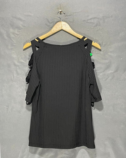 Emery Rose Black Polyester For Women Tops Large | ThriftQueen.pk