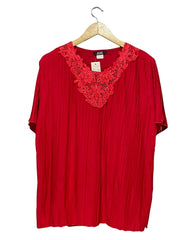 Almo Red Polyester For Women Tops X Large | ThriftQueen.pk