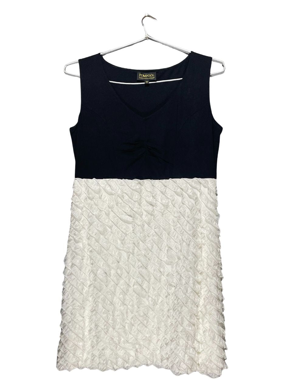 Pompoos White Polyester For Women Tops Medium | ThriftQueen.pk