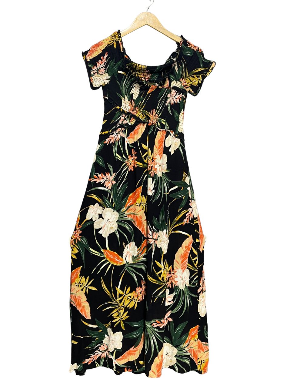 Patrons of Peace Black Polyester For Women Tops Medium | ThriftQueen.pk