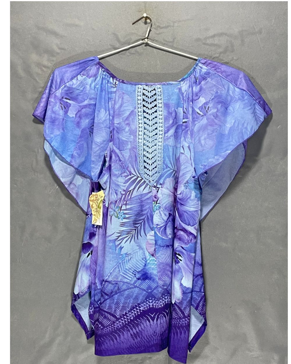 Oneworld Blue Polyester For Women Tops Medium | ThriftQueen.pk