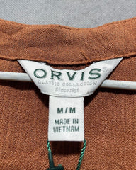 Orvis  Brown Polyester For Women Tops Medium