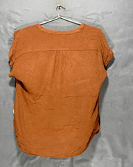 Orvis  Brown Polyester For Women Tops Medium