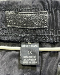 Steve's Jeans Black Cargo For Women 3X Large